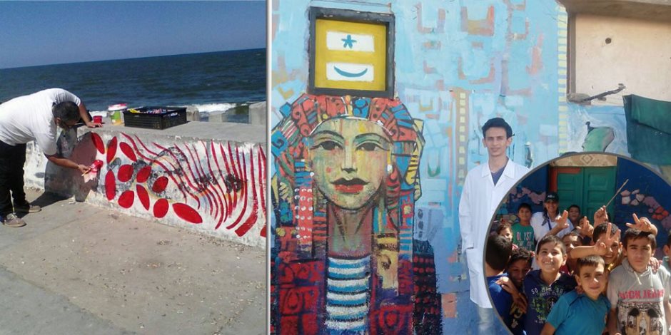 بمشاركة 42 فنانا من 18 دولة عربية وأجنبية.. «البرلس» تتحول إلى قطعة فنية (صور)