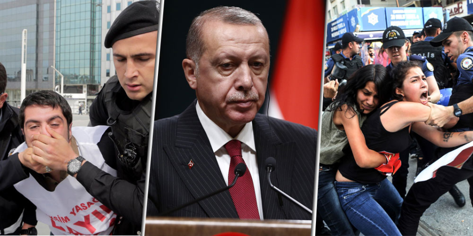 أردوغان الوجه الحقيقي للديكتاتورية.. الرئيس التركي يقمع أعضاء حزب العمال الكردستاني