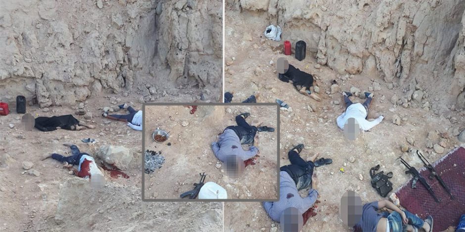 الداخلية: مقتل 9 تكفيريين في مداهمة أمنية لكهف بطريق أسيوط - سوهاج