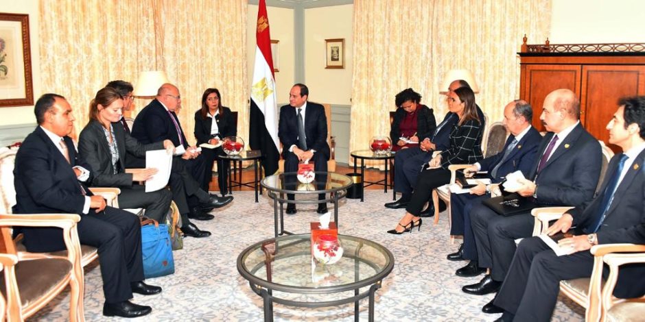 وزير الاقتصاد الألماني يوكد للسيسى التزام بلاده بتطوير الشراكة مع مصر