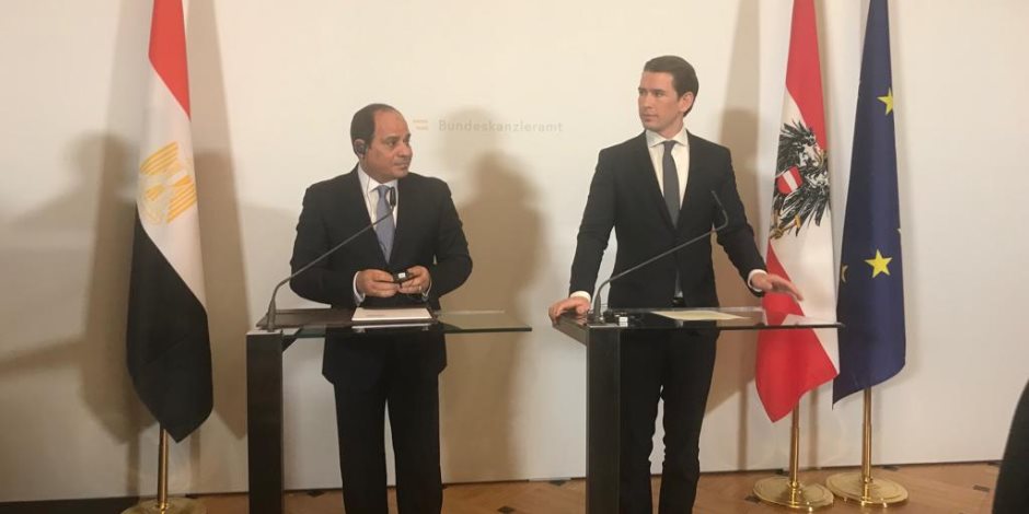 الرئيس السيسي: توافق كبير بين مصر والنمسا.. وزيارتي نقطة انطلاق لتعزيز العلاقات