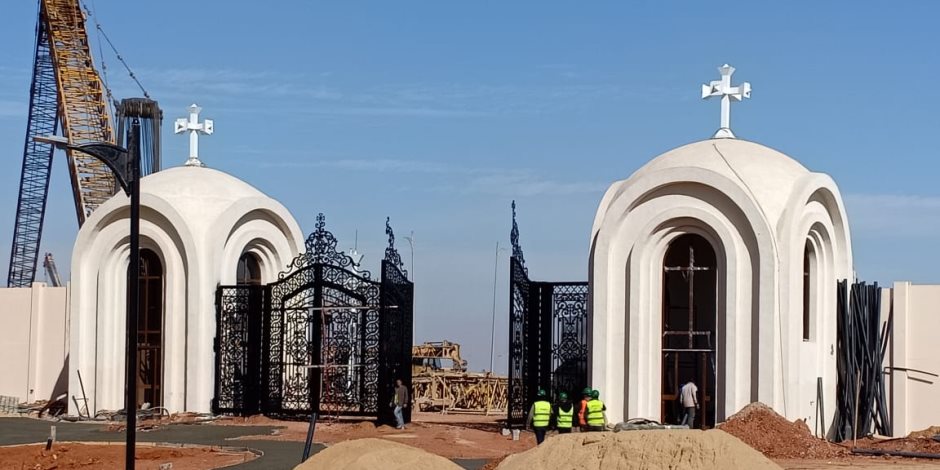الصور الأولى لكنيسة العاصمة الإدارية الجديد بعد انتهاء أعمال التشطيب