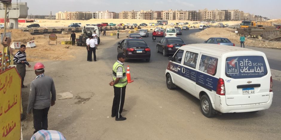 احذر هذا الطريق.. تحويلات مرورية بطريق السويس الصحراوي: والسبب