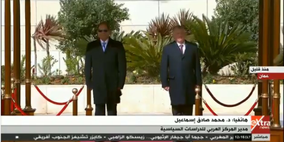 الرئيس السيسي يغادر الأردن بعد مباحثاته مع الملك عبد الله الثانى