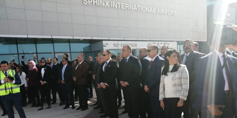 وصول أولى رحلات مصر للطيران من مطار سفنكس إلى شرم الشيخ