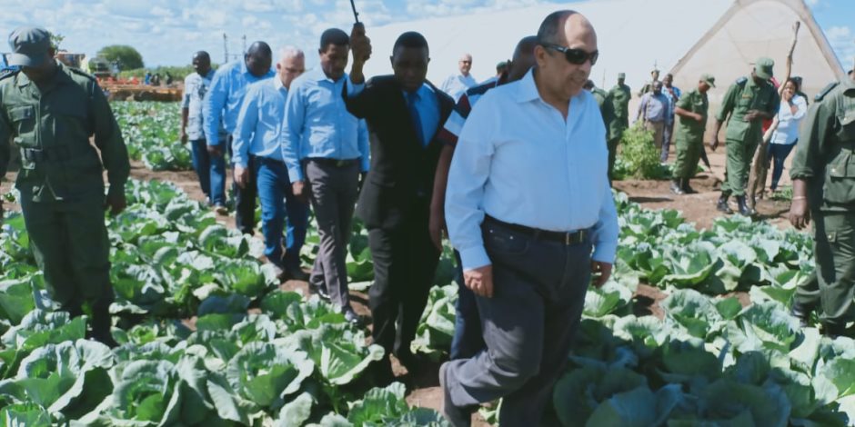 وزير الزراعة يغرس أول نبتة.. افتتاح أول صوبة مصرية لإنتاج الخضروات في زامبيا (صور)