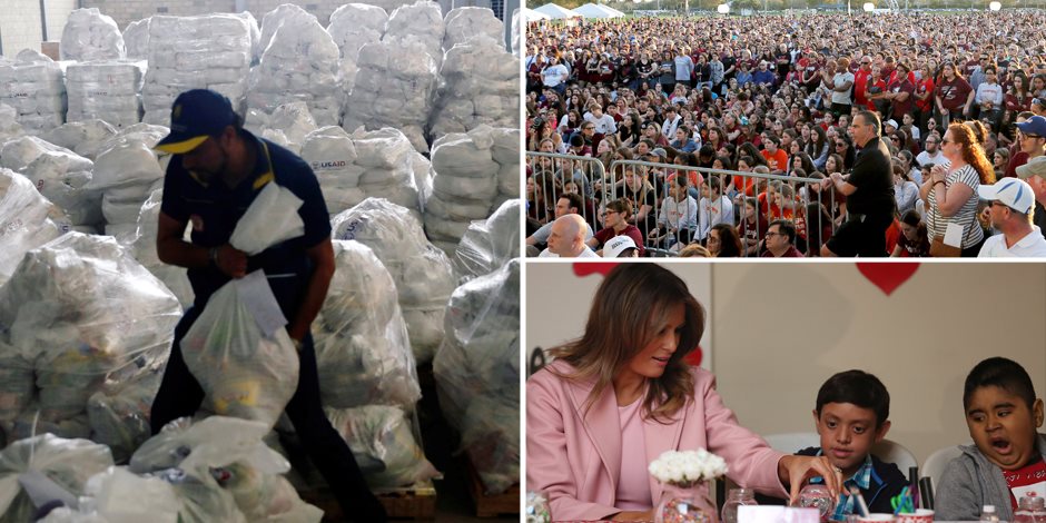 جولة في صحف العالم: ميلانيا ترامب تحتفل بعيد الحب.. وتدفق المساعدات على فنزويلا