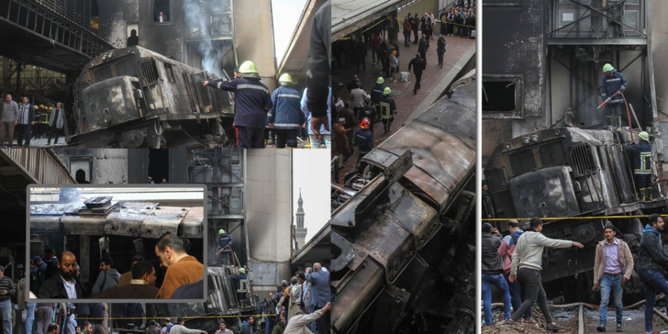 ضبط سائق الجرار المتسبب فى  حريق محطة مصر