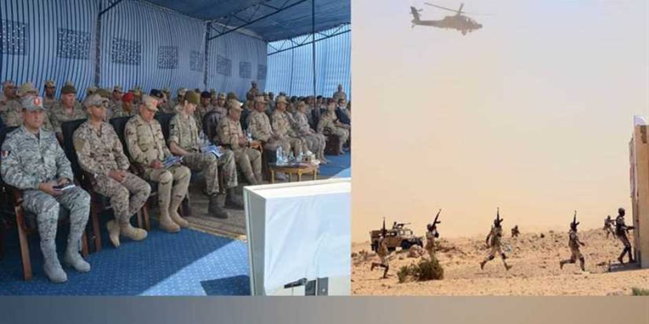 ختام فعاليات التدريب المصري البريطاني المشترك «أحمس-1»