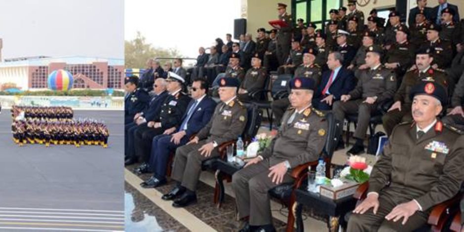 وزير الدفاع يشهد حفل تخريج الدفعة 155 من كلية الضباط الإحتياط