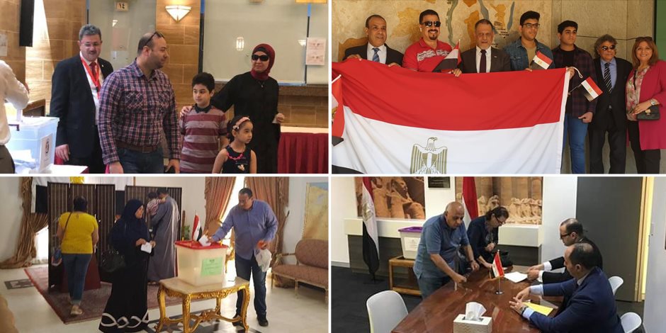5 فيديوهات تكشف مشاركة كبيرة للمصريين بالخارج في استفتاء التعديلات الدستورية 