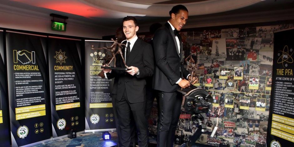 فان ديك مدافع ليفربول يحصد جائزة أفضل لاعب فى الدورى الإنجليزي 