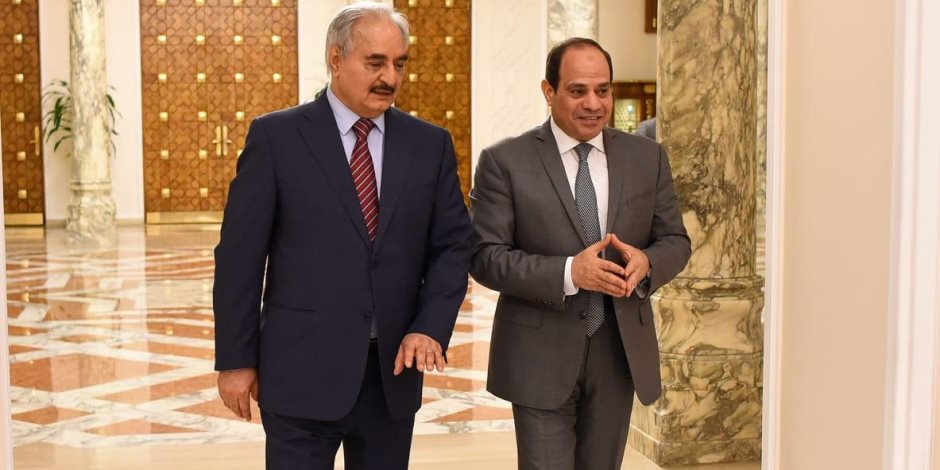 الرئيس السيسي يستقبل «حفتر» ويؤكد على دور المؤسسة العسكرية الليبية لاستعادة مقومات الشرعية