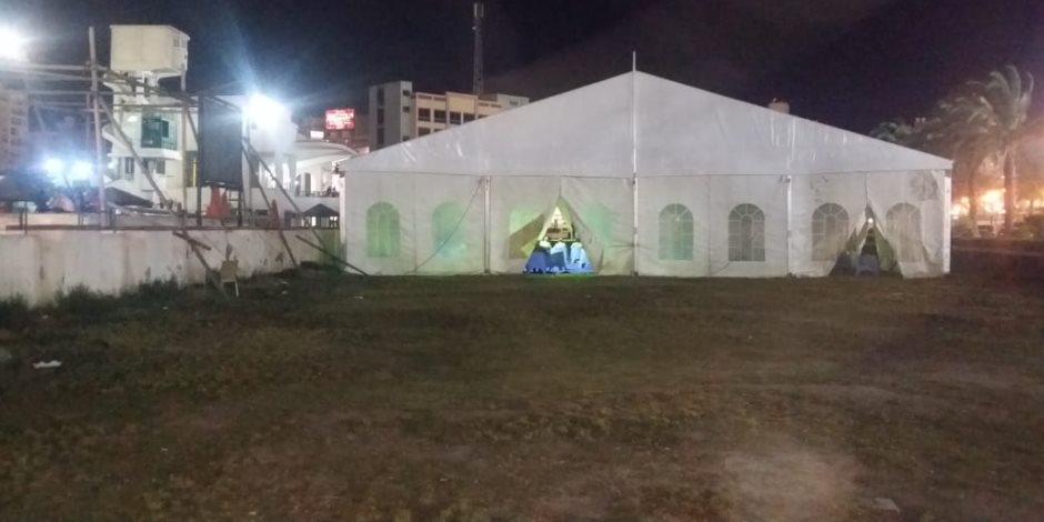 تذكرتي.. «خيمة» بنادي الجياد بالإسكندرية للحصول على تذاكر أمم أفريقيا (صور)