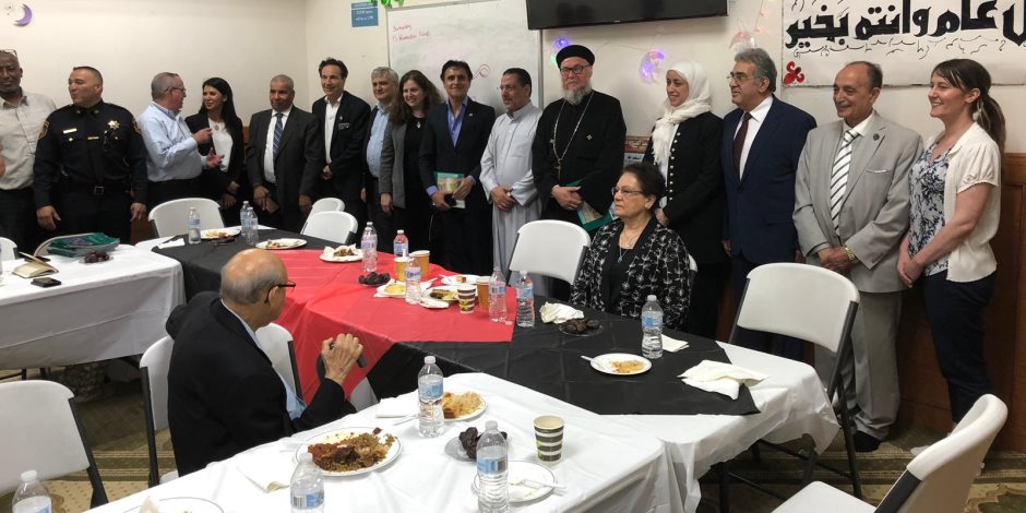 مركز الهدى الاسلامي بنيوجيرسى يقيم إفطار الوحدة الوطنية بحضور قنصل مصر العام في نيويورك