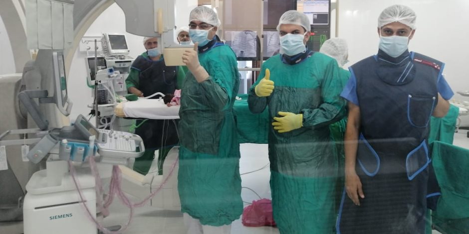 الصحة: «تميم» أول حالة قسطرة قلبية في منظومة التأمين الصحي ببورسعيد