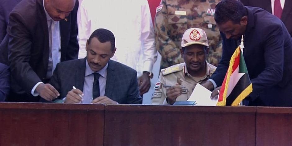 مصر شاهدة على اتفاق العهد الجديد في السودان