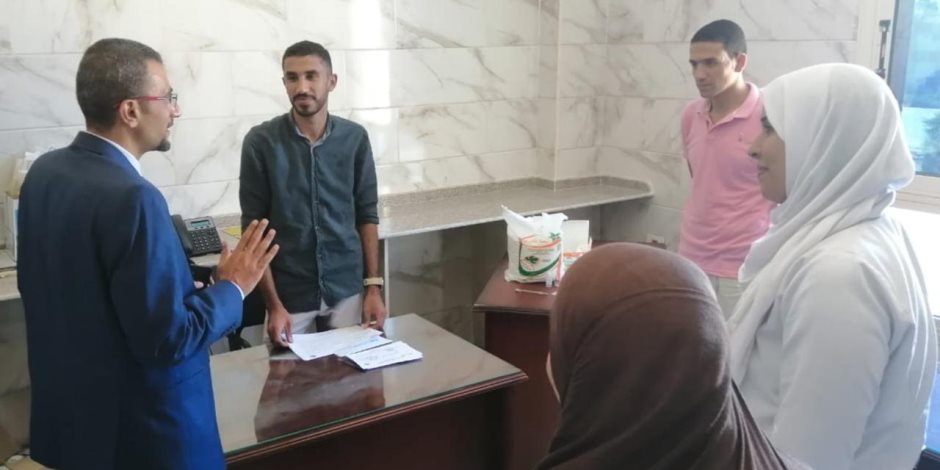 صحة شمال سيناء تبدأ تحليل فيروس سي للطلاب الجدد بجامعة العريش (صور)