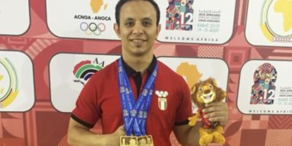 الرباع المصري أحمد سعد يحصد 3 ميداليات ذهبية في دورة الألعاب الأفريقية