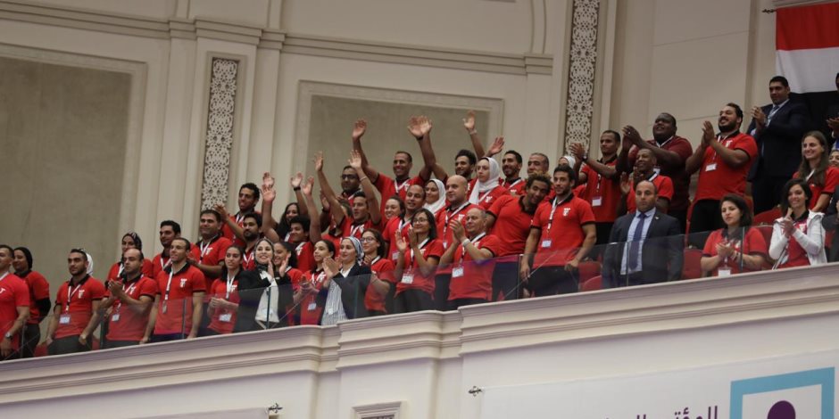المؤتمر الوطني للشباب يحتفي بأبطال مصر في الرياضة (صور)