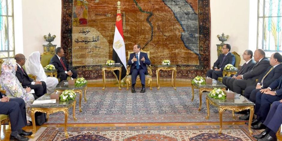 السيسي يؤكد على دعم مصر لأمن واستقرار السودان