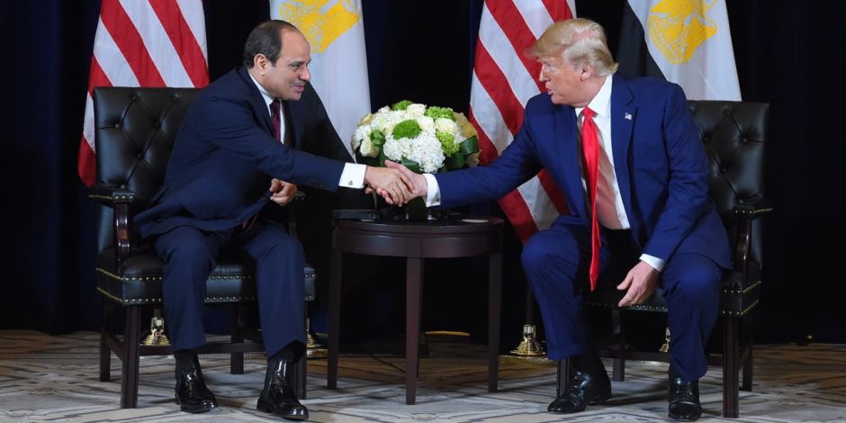 القمة المصرية الأمريكية.. الرئيس السيسي: عدم استقرار المنطقة مربوط بسعي الإسلام السياسى للسلطة
