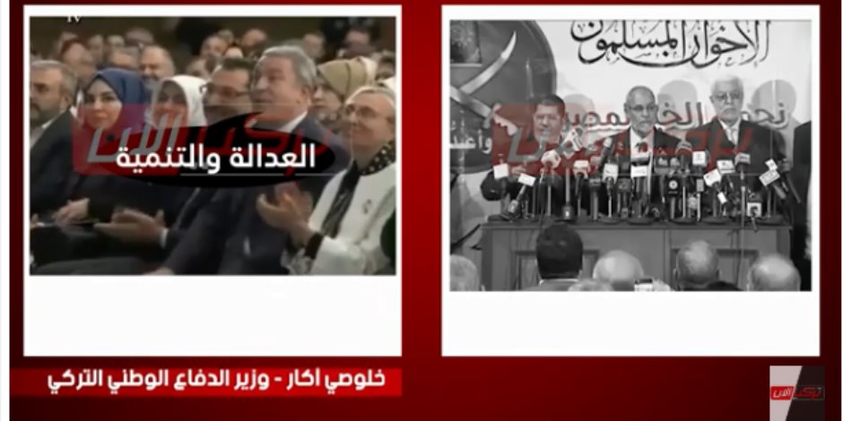 «القصاص» في تركيا على خطى مرسي وبديع.. وزير الدفاع يلقن أردوغان كلمات خطابه (فيديو)