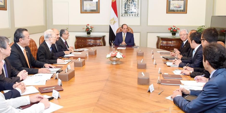 السيسي لرئيس «تويوتا»: مصر مؤهلة لتصبح محورا للصناعات والمنتجات اليابانية