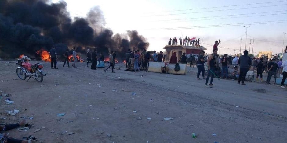 آخر أخبار مظاهرات العراق.. لماذا تجددت الاحتجاجات مام ميناء أم قصر بالبصرة؟ 
