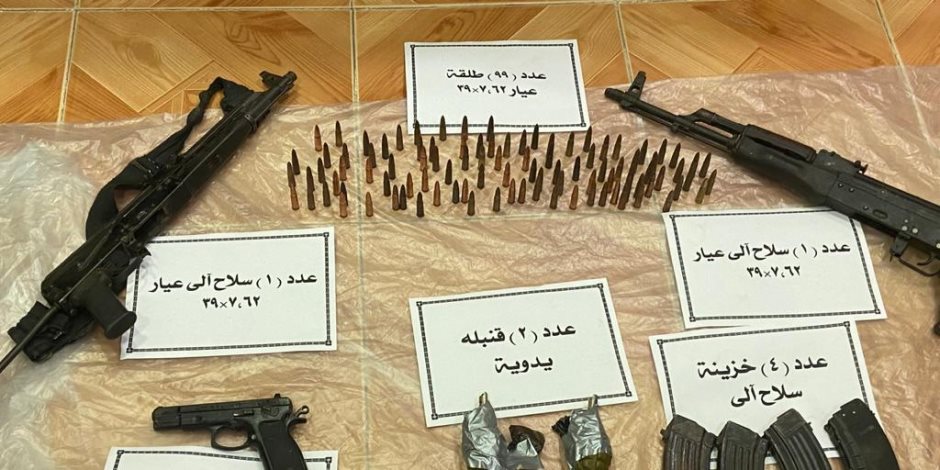 مصرع 3 عناصر إرهابية في تبادل لإطلاق النار مع قوات الأمن بسيناء (صور)