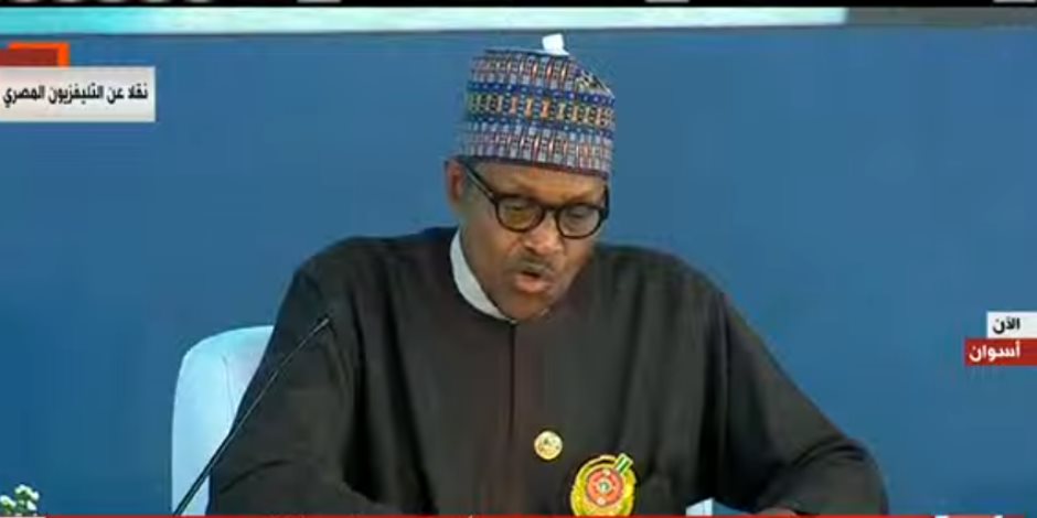 رئيس نيجيريا بمنتدى أسوان: التغير المناخى أحد أسباب النزاعات داخل أفريقيا