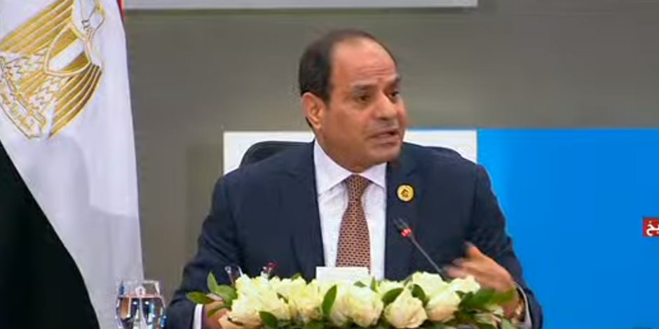 الرئيس السيسى: مصر نجت من مصير صعب بسبب تماسك جيشها ووحدته