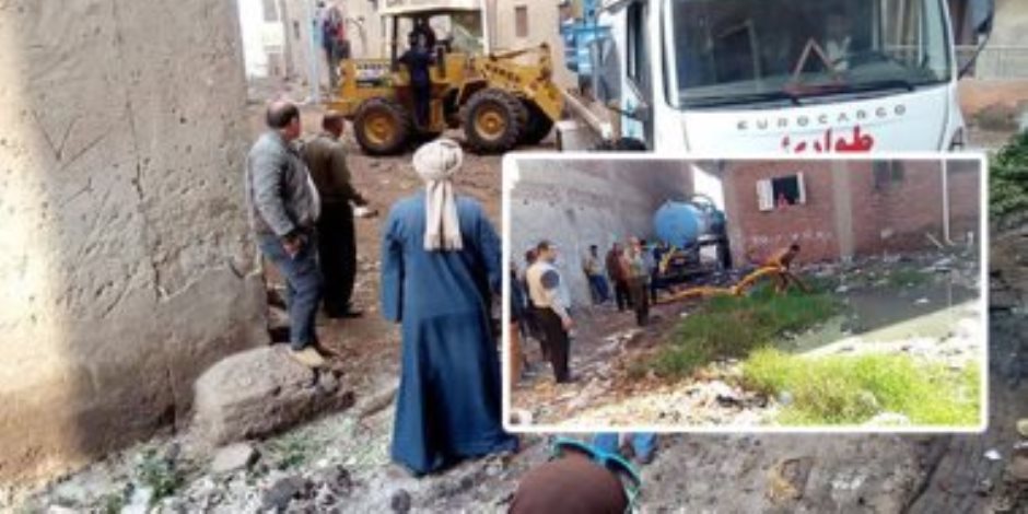 أزمة الصرف الصحي بـ7 قرى و16 عزبة بالقناطر الخيرية أمام البرلمان 