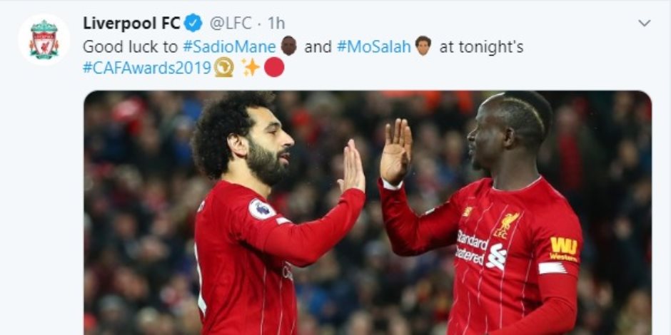 ليفربول يدعم ماني وصلاح في جائزة الأفضل أفريقيا.. وفخر العرب غائب ليفربول يدعم ماني وصلاح في جائزة الأفضل أفريقيا.. وفخر العرب غائب