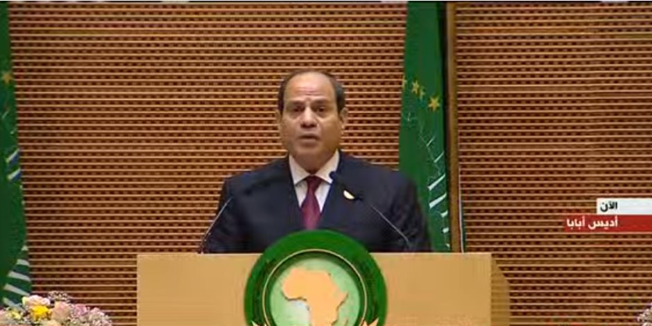 الرئيس السيسى يستعرض إنجازات مصر خلال رئاستها للاتحاد الأفريقى