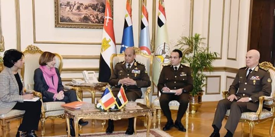 الفريق أول محمد زكي يلتقي وزيرة القوات المسلحة الفرنسية