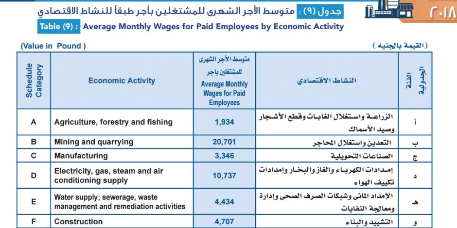 خريطة أجور العاملين بالدولة بالقطاعات الاقتصادية.. البترول يتصدر