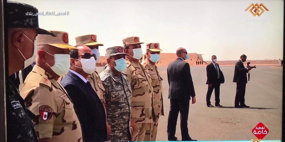 بث مباشر.. الرئيس السيسي يتفقد عناصر المنطقة الغربية العسكرية