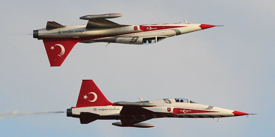 بـ8 طائرات حربية.. تركيا تنتهك المجال الجوي اليوناني 33 مرة