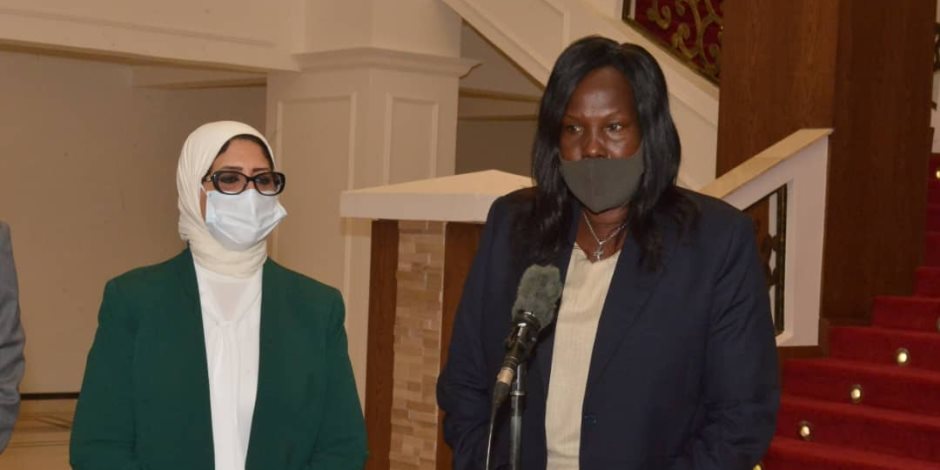 وزيرة الصحة من جنوب السودان: المركز الطبي بجوبا تكليلاً للجهود المصرية وتوجيهات الرئيس السيسي بدعم الأشقاء