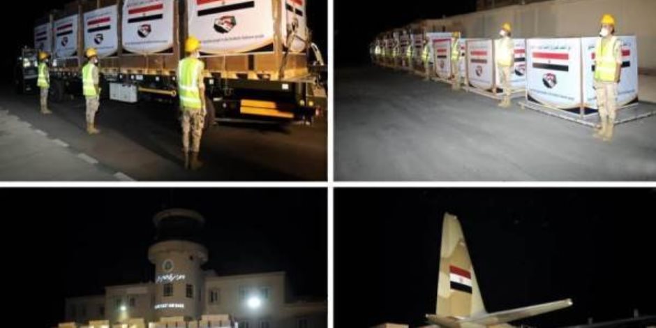 مصر تواصل الجسر الجوى للمساعدات للأشقاء السودانيين