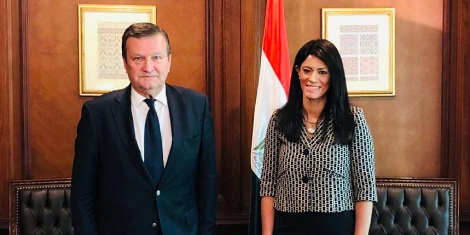 «المشاط» تلتقي سفير أوكرانيا بالقاهرة لبحث انعقاد اللجنة المصرية الأوكرانية المشتركة