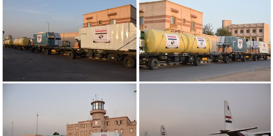 مصر ترسل الرحلة الثالثة من خطوط إنتاج الخبز الميدانية للأشقاء فى السودان