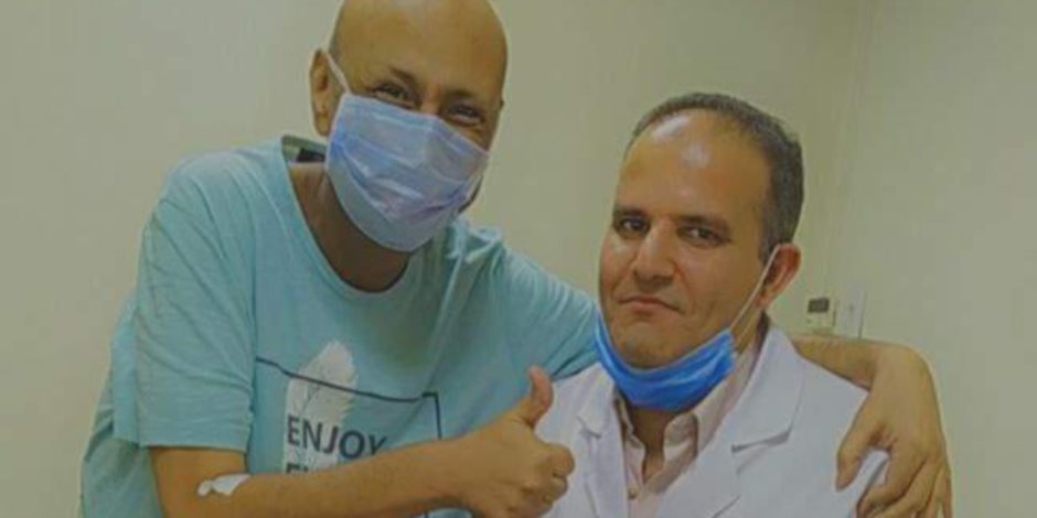 جمال يوسف يبكي فرحا لشفائه من سرطان البلعوم (القصة كاملة)