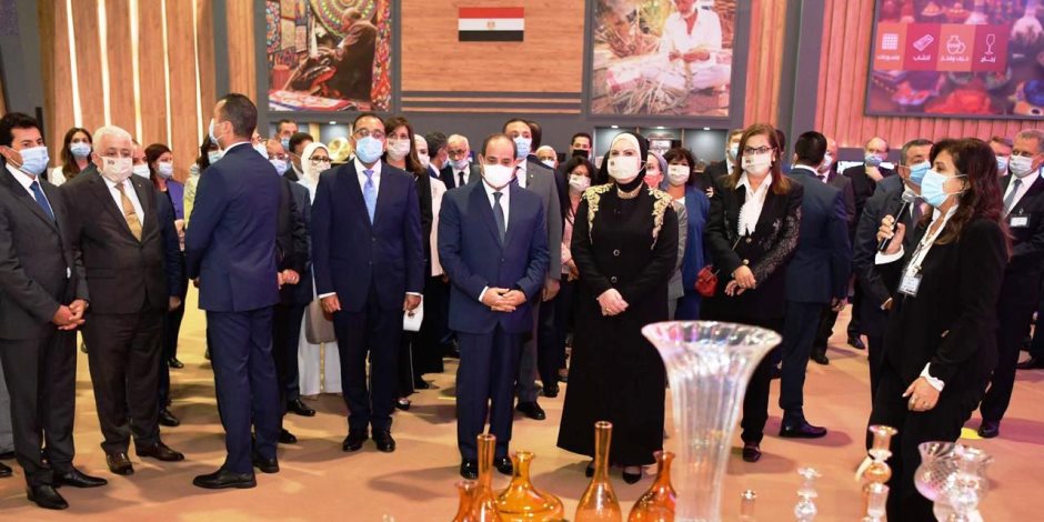 الرئيس السيسى يفتتح معرض تراثنا للحرف اليدوية بمشاركة 600 صانع