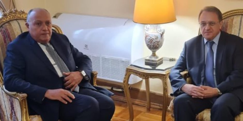 وزير الخارجية يبحث مع بوجدانوف التنسيق المشترك فى مجال مكافحة الإرهاب