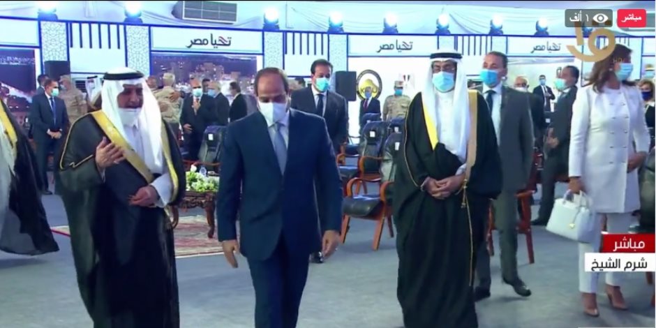 الرئيس السيسي يتفقد جامعة الملك سلمان بشرم الشيخ والمبانى التابعة لها
