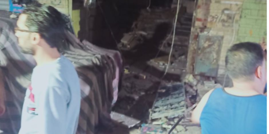 إصابة شخص نتيجة انفجار ماسورة غاز بمنطقة دار السلام 
