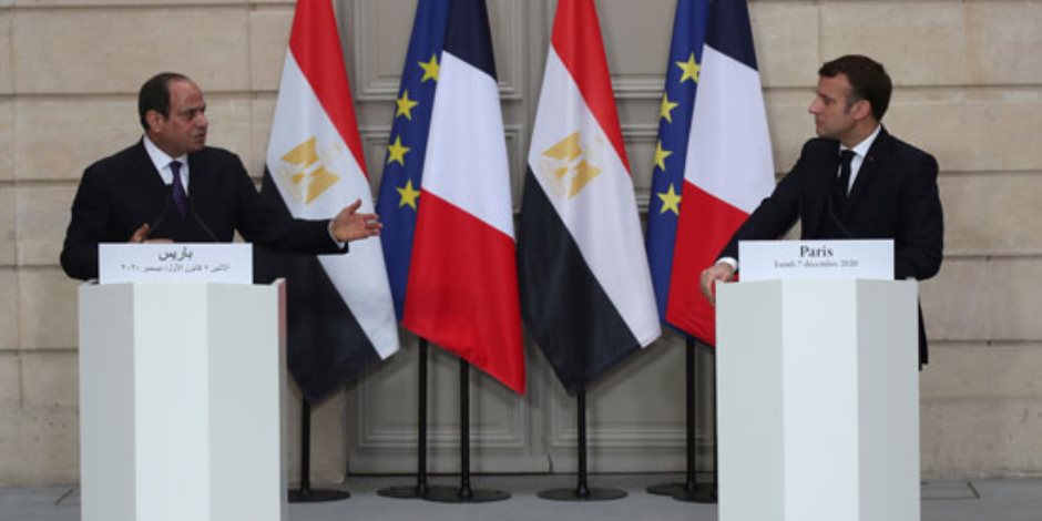 رسائل الرئيس السيسي في فرنسا.. نسف الادعاءات الكاذبة للصحافة الغربية تجاه الوضع بمصر