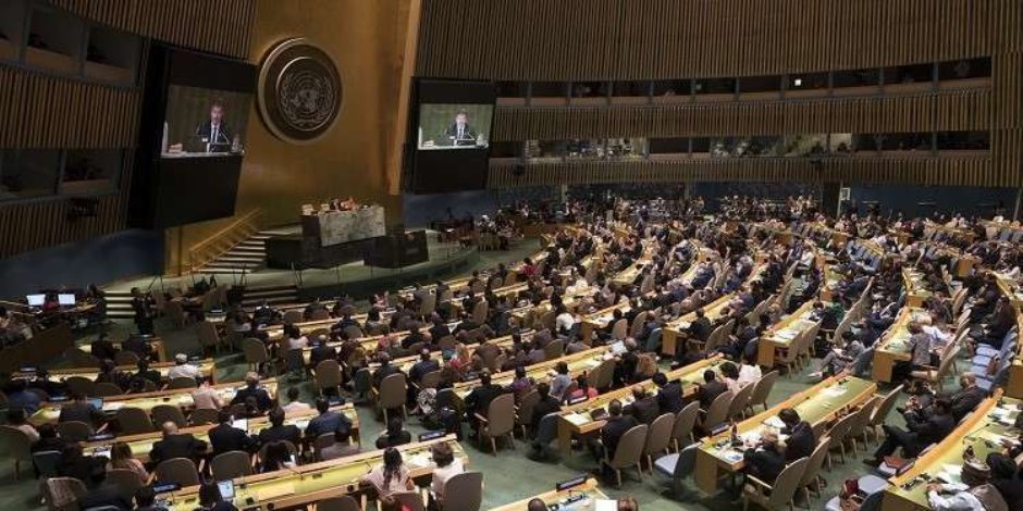 الجمعية العامة للأمم المتحدة تصوت على حق الشعب الفلسطينى فى تقرير المصير